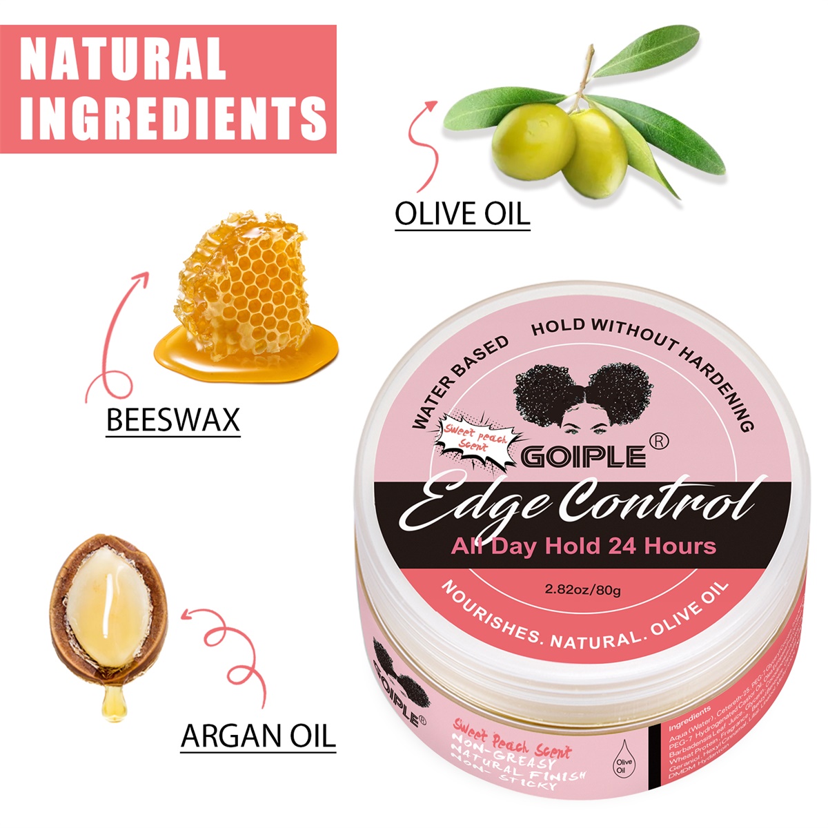 GOIPLE Natural Fruits Scents E - Hair Care Olive Oil avaliação e preço