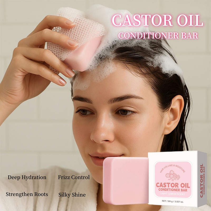 Castor Oil Conditioner Soap Ba - Hair Care Salon avaliação e preço