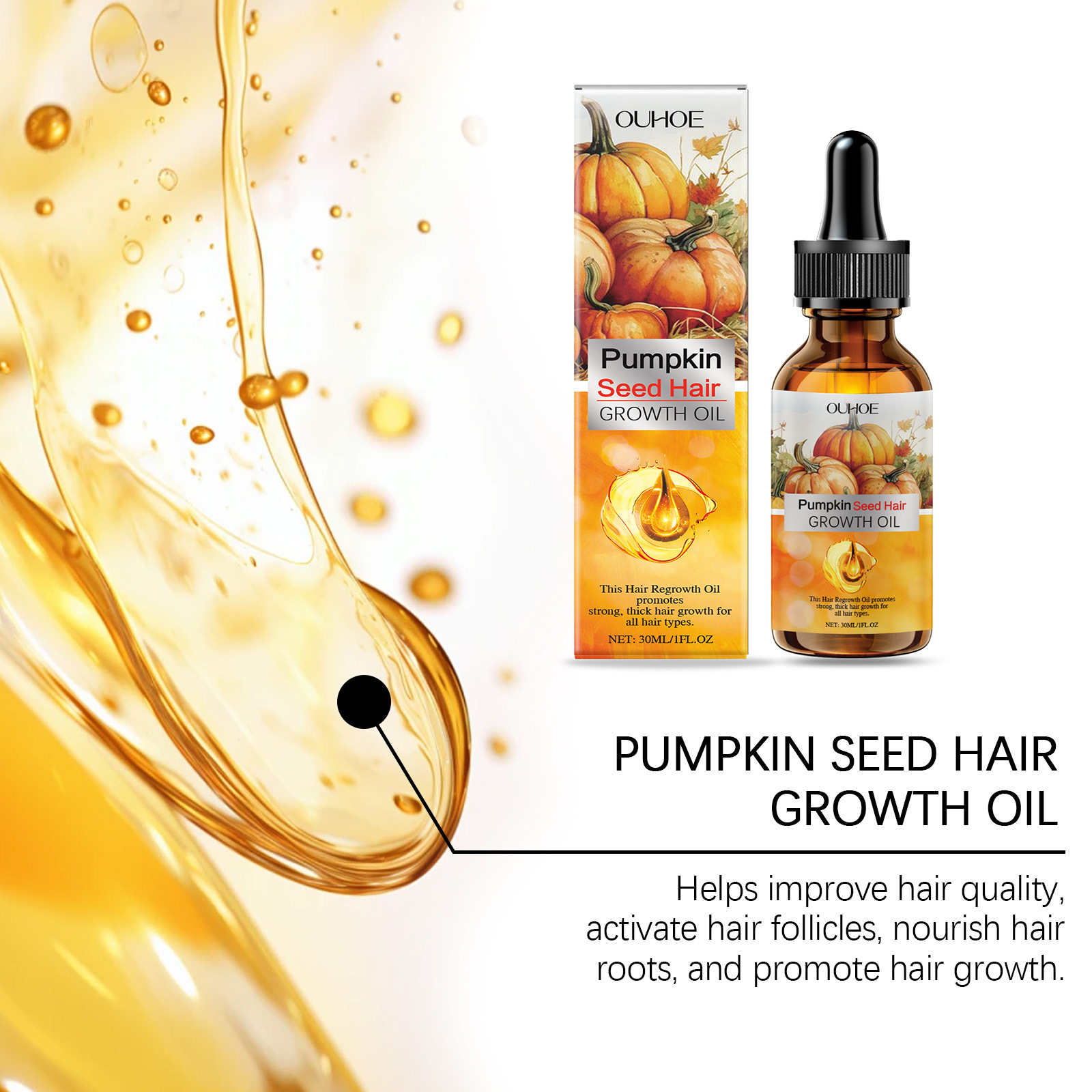 Pumpkin Seed Oil Hair Growth O - Hair Care Ouai avaliação e preço