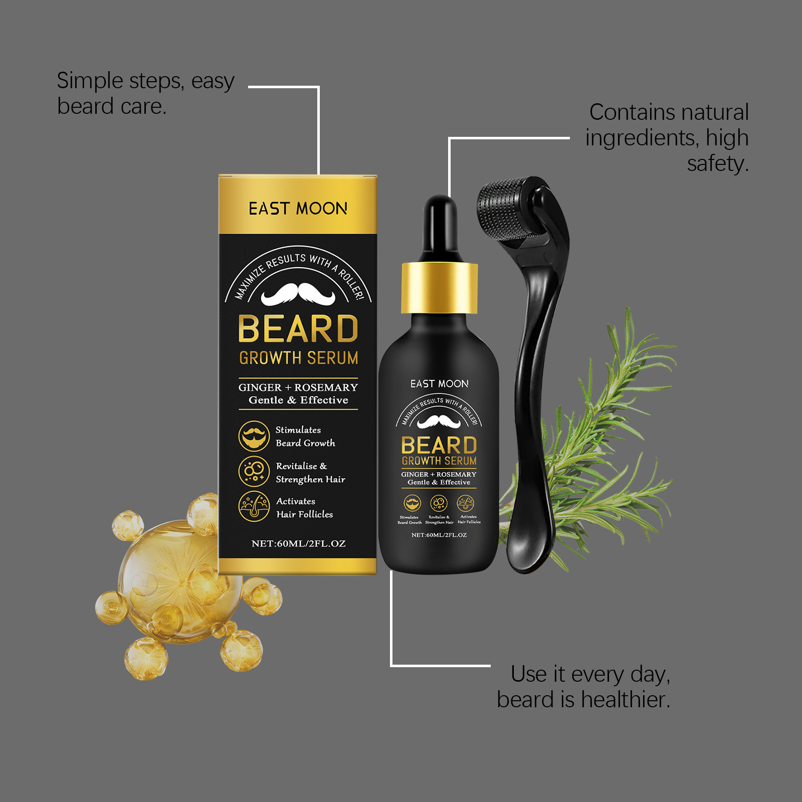 Beard Care Essential Oil Deep  - Hair Care Essence avaliação e preço